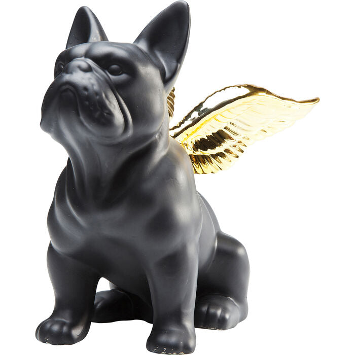 Black & Gold Angel Wings Dog