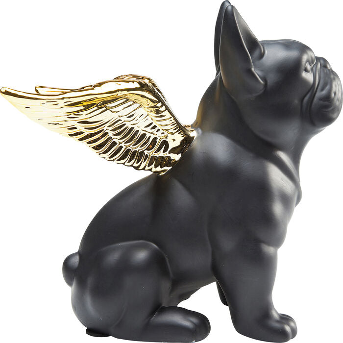 Black & Gold Angel Wings Dog