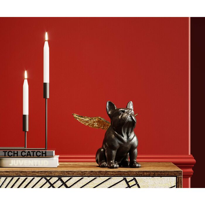 Black & Gold Angel Wings Dog