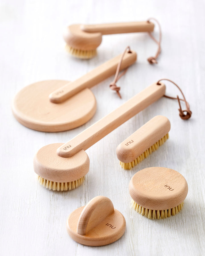 Bath Brush & Hand Mirror