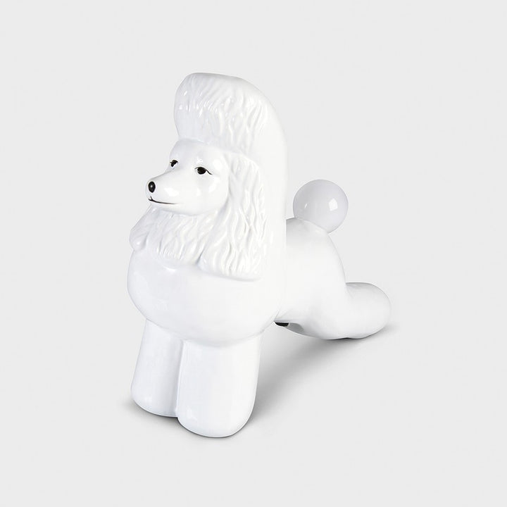 White Poodle Table Lamp