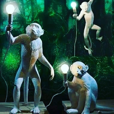 Monkey Lamps Indoor/Outdoor