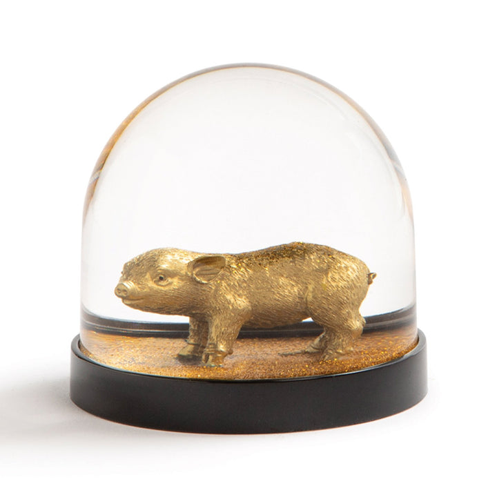 Gold Pig Glitter Wonder Ball