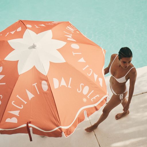 Beach Umbrella 'Baciato Dal Sole'