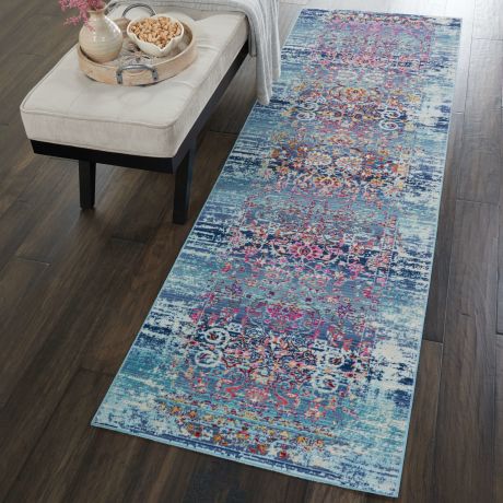 SALE Vintage Blue Rug