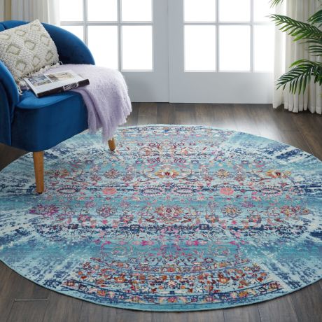 SALE Vintage Blue Rug